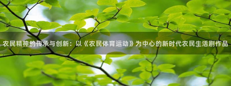 中欧趋势今日净值：农民精神的传承与创新：以《农民体育运动》为中心的新时代农民生活剧作品